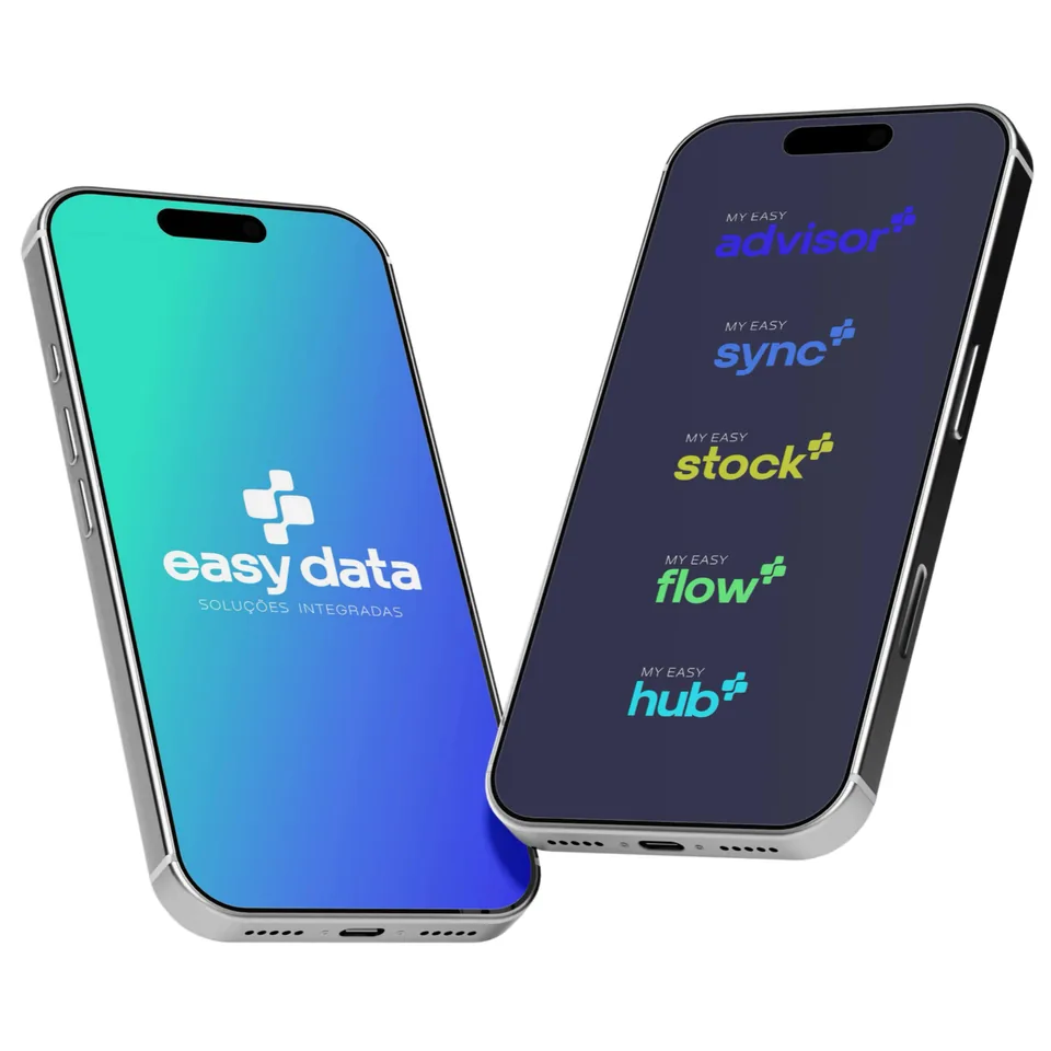 Aplicativos My Easy Hub, Advisor, Sync, Stock e Flow